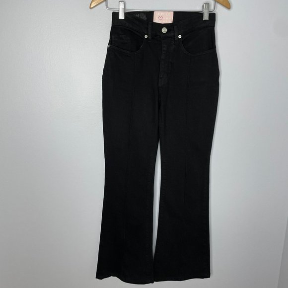 Revice Venus Flare Jeans in Jet Black Wash - Picture 9 of 12